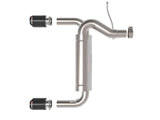 AFE aFe Vulcan 3in 304 SS Axle-Back Exhaust 2021 Ford Bronco L4-2.3L (t)/V6-2.7L (tt) w/ Carbon Tips 49-33137-C