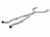 AFE aFe Takeda 2.5in to 3in 304 SS Y-Pipe Exhaust System 16-18 Infiniti Q50/Q60 V6-3.0L (tt) 49-36131