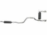 AFE Rebel Series 2.5in 304 SS Cat-Back Exhaust w/ Polished Tips 2018+ Jeep Wrangler (JL) V6 3.6L 49-38066-P
