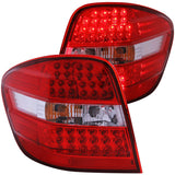 ANZO LED Tailights Red/Clear - Mercedes Benz / W164 / M Class / 2006-2007 | 321053