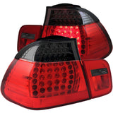 ANZO LED Taillights Red/Smoke - BMW / E46 / 2002-2005 | 321123