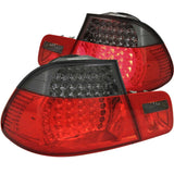 ANZO LED Taillights Red/Smoke 2pc - BMW / E46 / 99-01 | 321127