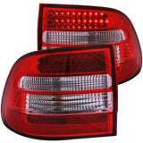 ANZO LED Taillights Red/Clear - Porsche Cayenne 2003-2006 | 321170