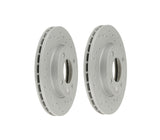 Front Cross Drilled Rotor Set (239x20) - VW / Mk1 / Mk2 / Golf / Jetta / Scirocco | 321615301C