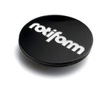 Rotiform Chrome on Black Rotiform Hex Center Cap (Sold Each) 32170-BCS