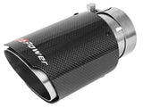 AFE aFe 18-20 Audi RS5 Coupe MACH Force-Xp 3in to 2.5in 304 SS Axle-Back Exhaust System-Quad Carbon Tips 49-36427-C
