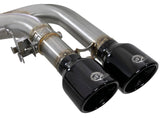 AFE aFe MACH Force-Xp 3.5in. 304 SS C/B Exhaust w/o Muffler 15-18 BMW X5 M V8-4.4L (tt) - Black Tip 49-36342-B