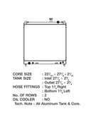 CSF Performance CSF Performance 04-14 Nissan Titan / 05-14 Armada / 04-13 Infiniti QX56 All-Aluminum Radiator CSF-3328