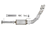 aFe Rebel Series 3in. to 2.5in. 409 SS C/B Exhaust 11-14 Ford F-150 V6-3.5L (tt) - Polished Tip | 49-43078-P