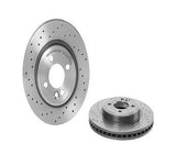 Front Brake Cross Drilled  Rotor Kit (276x22) - MINI Cooper Base / R50 / R52 / R53 | 34111502891-BRESport-KT