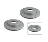 Zimmerman Front Rotor Kit (300x22) - BMW E46 323Ci 323i 325Ci 325i 325xi 328Ci 328i / Z3 30i / Z4 3.0ii | 34116864058
