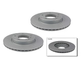 Zimmerman Front Rotor Kit (286x22) - BMW E36 / E46 / Z3 / Z4 (Many Models Check Fitment) | 34116864060