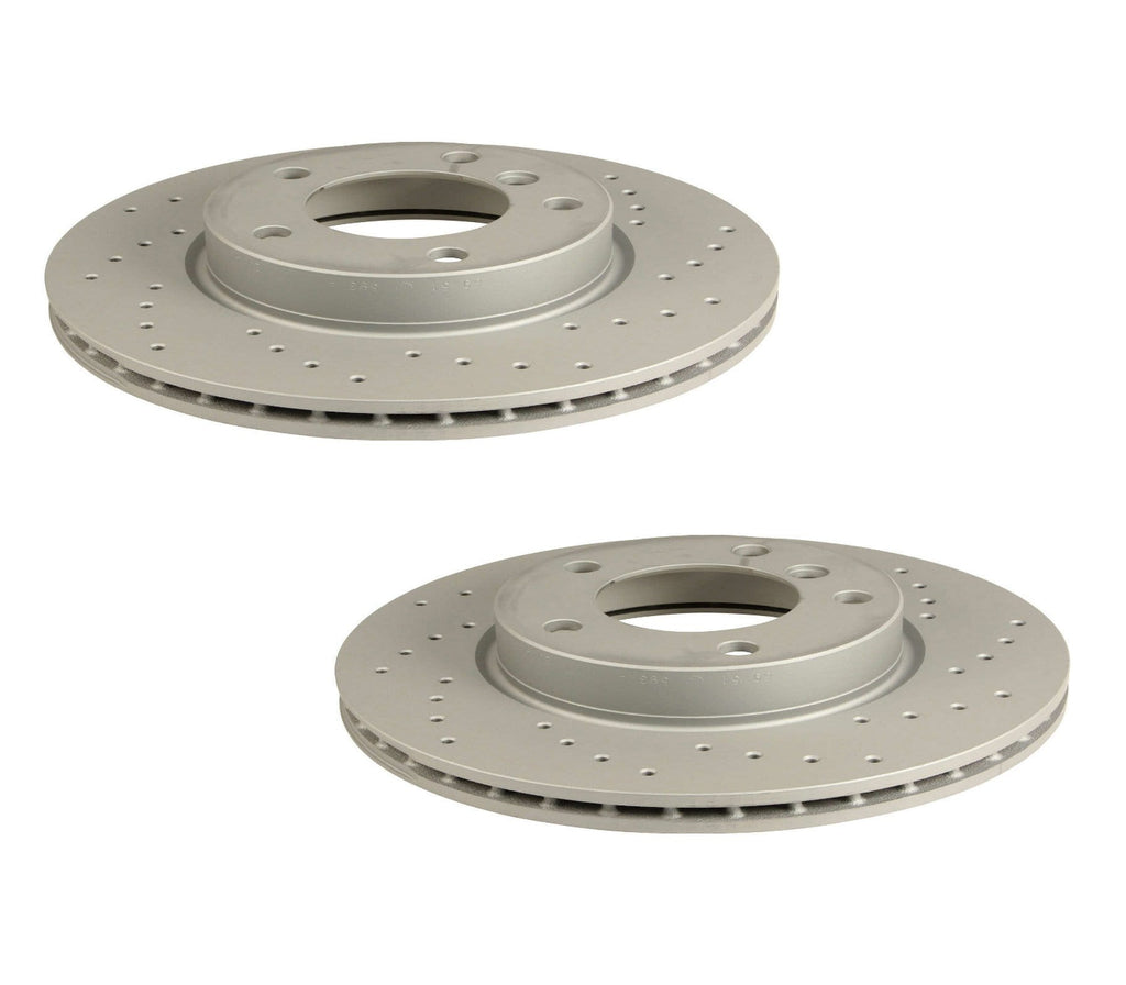 Zimmerman Front Cross Drilled Rotor Kit (286x22) - BMW E36 / E46 / Z3 ...
