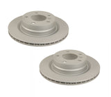 Zimmerman Rear Brake Rotor Kit (300x20) - BMW E9x 325i 328i / F2x 228i / F3x 320i & more (fits many models check fitment) | 34216792227