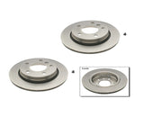 Rear Brake Rotor Kit - BMW E36 323ic 328ic / E46 323Ci 323i | 34216864903-BRE-KT