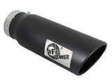 AFE aFe Diesel Exhaust Tip Bolt On Black 4in Inlex x 5in Outlet x 15in 49T40501-B15