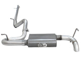 AFE aFe Scorpion 2-1/2in Alum Steel Cat-Back Hi-Tuck 07-18 Jeep Wrangler (JK) V6 (Fits 4 Dr Model Only) 49-08042-1