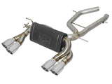 aFe MACH Force-Xp 2-1/2in SS Axle Back Exhaust w/Polished Tips 15+ BMW M3/M4 (F80/F82) L6 3.0L (tt) | 49-36338-P