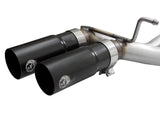 AFE aFe Rebel Exhausts 3in SS Cat-Back 15-16 Ford F-150 EcoBoost V6 2.7/3.5L V8 5.0L w/ Black Tips 49-43081-B