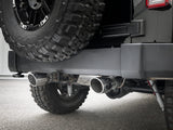 AFE aFe Rebel Series 2.5in 409 SS Axle-Back Exhaust w/Polished Tips 07+ Jeep Wrangler (JK) V6 3.6L/3.8L 49-48061-P