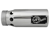 aFe SATURN 4S 4in SS Intercooled Exhaust Tip - Polished 4in In x 5in Out x 12in L Bolt-On | 49T40501-P122