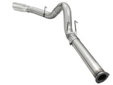 AFE aFe Atlas Exhausts 5in DPF-Back Aluminized Steel Exhaust 2015 Ford Diesel V8 6.7L (td) Polished Tip 49-03064-P