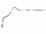 AFE aFe Atlas 4in Aluminized Steel DPF-Back Exh 18-19 Ford F-150 V6-3.0L (td) w/ Polished Tip 49-03106-P
