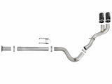 aFe Rebel XD 4in SS DPF-Back Exhaust 17-18 FOrd Diesel Trucks V8-6.7L (td) w/ Dual Black Tips | 49-43102-B
