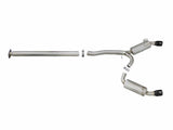 AFE aFe Takeda 3in. to 2.5in. 304 SS C/B Exhaust 08-15 Mitsubishi Lancer EVO I4-2.0L (t) - Black Tips 49-36701-B