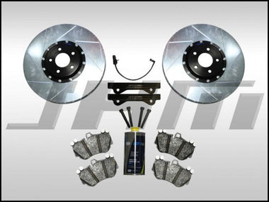 JHM - Front BBK (Big Brake Kit) JHM 382mm Porsche 19Z (Brembo 6 - piston) for B9 A4 - A5 - S4 - S5 - Q5 - NO Calipers | JHM-BBK-1025x382x34-B9-Nocalipers