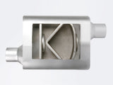 AFE aFe Scorpion Replacement Alum Steel Muffler 2-1/2in In/Out Baffled Offset/Offset 13inL x10inW x4inH 49M00003