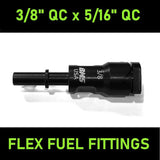 Fuel-It 3/8" Female Quick Connect x 5/16" Male Quick Connect Fuel-It! CamLock Fittings and Parts FT-FQC-3/8MQC