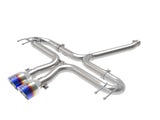aFe Takeda 2-1/2in 304 SS Axle-Back Exhaust w/Blue Flame Tips 17-20 Honda Civic Sport L4-1.5L (t) | 49-36625-L