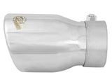 AFE aFe MACH Force-Xp 2.5in Inlet x 3-1/2in Outlet x 6in Length 2.5in 304 Stainless Steel Exhaust Tip 49T25354-P06