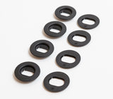 VW/Audi Oval Floor Mat Securing Hardware Set - Black | 3D0061795B41