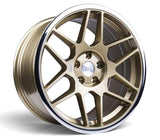 3SDM 5x112 - 18x8.5 et42 3SDM 0.09 Wheel | 18" Gold with Mirror Lip S8855112GP00942