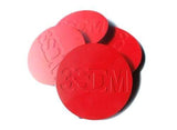 3SDM Red 3SDM Center Caps (Sets of 4) 3SDM_Red_Center_Caps
