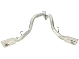 aFe MachForce XP Exhaust 4inch DP-Back All SS 2011-14 GM Diesel Trucks V8-6.6L LML Polished | 49-44043-P