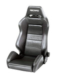 Recaro Black Vinyl/Saturn Black/Black AM Vinyl w/Silver Logo / Standard Recaro Speed Seat SPD.00.000.YG11