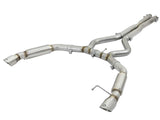 AFE aFe MACHForce XP 3in Aggressive Toned Cat-Back Exhausts w/ Polished Tips 15-17 Ford Mustang V6/V8 49-33088-P
