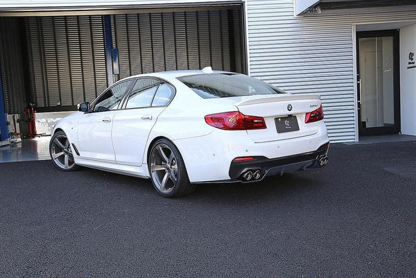 3D Design 3D Design - 5 Series G30 M-Sport Rear Diffuser Type 1 installs with OE M-Sport Diffuser 3108-33012