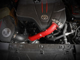 aFe BladeRunner Red 2-3/4in Aluminum Charge Pipe 2021 Toyota Supra GR (A90) I4-2.0L (t) B48 | 46-20488-R