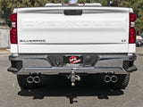AFE aFe Gemini XV 3in 304 SS Cat-Back Exhaust w/ Cutout 19-21 GM Silverado/Sierra 1500 V8- w/ Black Tips 49-34139-P