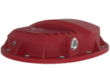 AFE aFe Pro Series GMCH 9.5 Rear Diff Cover Red w/ Machined Fins 19-20 GM Silverado/Sierra 1500 46-71140R