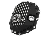 AFE AFE Power 11-18 GM 2500-3500 AAM 9.25 Axle Front Differential Cover Black Machined Street Series 46-71050B
