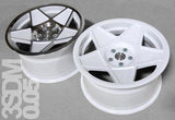 3SDM 19x8.5 et42 / White with Polished Face 3SDM 0.05 Wheel | 19" 5x112 White w/ Polished Face S9855112WH00542
