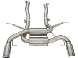 AFE aFe MACHForce XP 2.5in Axle Back Stainless Exhaust w/ Polished Tips 07-13 BMW 335i 3.0L L6 (E90/92) 49-36327-P