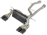 aFe MACH Force-Xp 2-1/2in Stainless Steel Axle Back Exhaust w/CF 15-19 BMW M3/M4 (F80/82/83) | 49-36338-1C