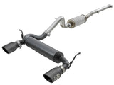 AFE aFe Rebel Series 2.5in 409 SS Cat-Back Exhaust w/ Black Tips 2007+ Jeep Wrangler (JK) V6 3.6L/3.8L 49-48062-B