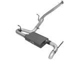 aFe Scorpion 2-1/2in Alum Steel Cat-Back Hi-Tuck 07-18 Jeep Wrangler (JK) V6 (Fits 4 Dr Model Only) | 49-08042-1